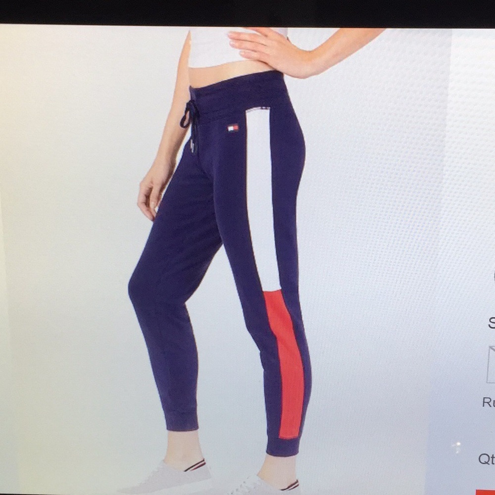 NWT Tommy Hilfiger Sport Striped Jogger Pants (L)
